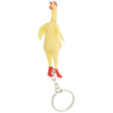Rubber Chicken Key Chains - 12 Per Order By Smalltoys
