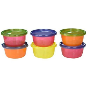 First Years Y1032v Take & Toss Bowls with Lids, 8 oz, Pack of 6
