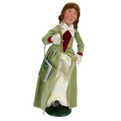 Byers' Choice 9 Ladies Dancing Caroler Figurine 739 From The 12 Days Of Christmas Collection