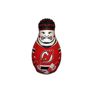 Fremont Die Nhl New Jersey Devils Bop Bag Inflatable Checking Buddy Punching Bag, Standard: 40" Tall, Team Colors