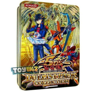 Yugioh 5Ds 2010 Duelist Pack Exclusive Collection Tin (Yellow Tin With Starlight Road , Drill Synchron, Speed Warrior & Advance Draw)