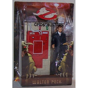 Mattel Ghostbusters Exclusive 6 Inch Action Figure Walter Peck With Contamination Unit