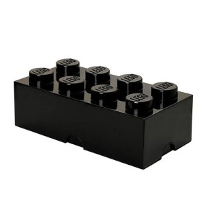 Room Copenhagen Brick 8 Black Lego Storage Box