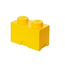 Lego Yellow Storage Box Brick 2 Bright