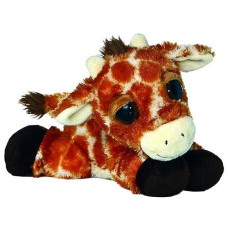 Aurora Enchanting Dreamy Eyes Gallop Giraffe Stuffed Animal - Captivating Gaze - Whimsical Charm - Brown 10 Inches