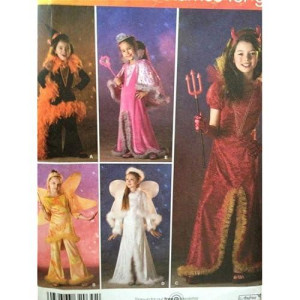 Simplicity Pattern 2861 Child And Girls Costume Size Hh 3-6