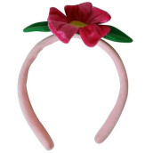 Making Believe Soft Plush Pink Petal Flower Headband