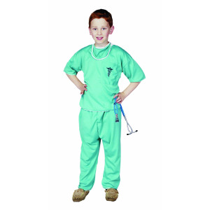 Rg Costumes E.R. Doctor Costume, Green, Large