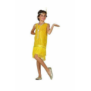 Sequin Flapper,Gold,Small 4-6