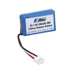 E-Flite 7.4V 180Mah 2S 20C Lipo Battery: Ph, Eflb1802S20