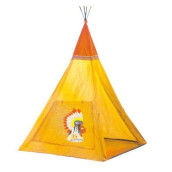 Indian Teepee Tripod Play Tent Kids Hut Children House