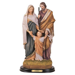 George S. Chen Imports Ss-G-212.07 Holy Family Jesus Mary Joseph Religious Figurine Decoration, 12"