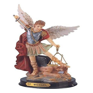 Stealstreet Ss-G-309.04 Saint Michael The Archangel Holy Figurine Religious Decoration, 9"