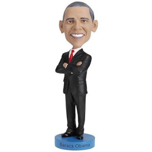 Royal Bobbles Barack Obama 44Th President Of The United States Collectible Bobblehead Statue