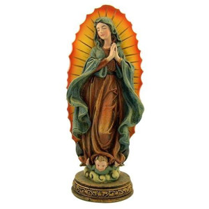 Our Lady Of Guadalupe Virgin Mother Mary Statue Catholic Christian Figure