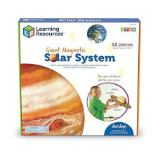 Learning Resources Giant Magnetic Solar System, Whiteboard Display, 13 Piece Set, Ages 5+
