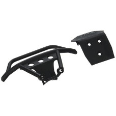 Traxxas 6735 Bumper And Skid Plate, Front Black, Stampede 4X4, 318-Pack
