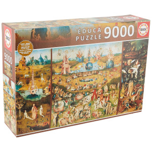Educa 9,000 Piece Puzzle - The garden of Earthly Delights