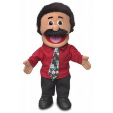 14" Carlos, Hispanic Dad/Businessman, Hand Puppet