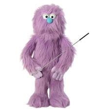 30" Purple Monster Puppet, Full Body Ventriloquist Style Puppet