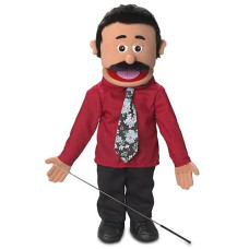 25" Carlos, Hispanic Dad/Businessman, Full Body, Ventriloquist Style Puppet