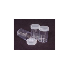 Whitman/H.E. Harris Quarter Coin Storage Tubes, Round Clear Plastic With Screw On Tops For Quarter (Quantity Of 10 Tubes)