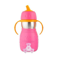 Kid Basix By New Wave Safe Sippy - Stainless Steel Sippy Cup For Baby & Toddler