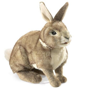 Folkmanis Cottontail Rabbit Hand Puppet Brown, 1 Ea