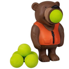 Hog Wild Bear Popper Toy - Shoot Foam Balls Up To 20 Feet - 6 Balls Included - Age 4+