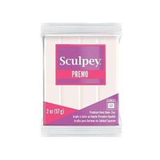 Sculpey Premo Sculpey Polymer Clay 2 Ounces-White Translucent (Pe02 5527)