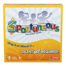 Spontuneous - The Song Game - Sing It Or Shout It - Talent Not Required - Family Party Board Game