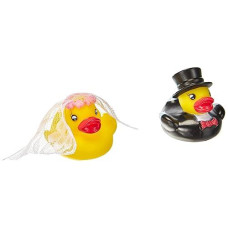 Ente Hochzeitspaar Squeaky Wedding Couple 2 Ducks, Paar