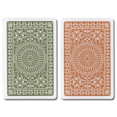 Modiano G/B Bridge Club Index (Regular) 100% Plastic Playing Card Set