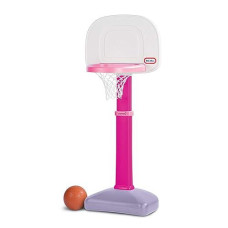 Little Tikes Totsports Easy Score Basketball Set Pink, 22.00 L X 23.75 W X 61.00 H Inches