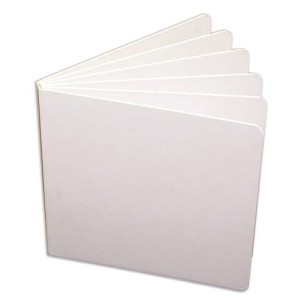 Ashley Productions Blank Chunky Thick Pages Book,White