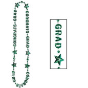 Congrats Grad Beads-Of-Expression 36In - Green