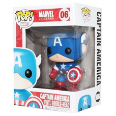 Funko Marvel Captain America Pop Vinyl Figure,Multi,3.75 Inches
