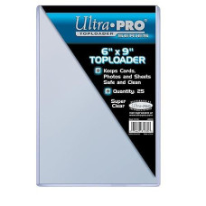 Ultra Pro 6" X 9" Toploader 25Ct