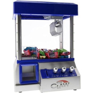 Mini Claw Machine For Kids - The Toy Grabber Is Ideal For Children And Parties, Fill With Small Toys And Candy - Feature Led Lights, Loud Sound Effects And Coins