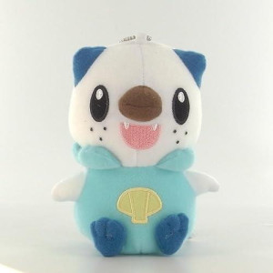Takara Tomy Pokemon Black & White Talking Plush Toy - 5" Oshawott / Mijumaru (Japanese Import)