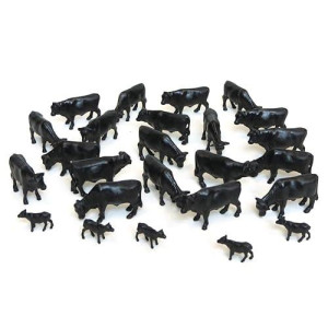 Ertl Black Angus Cows (Pkg. Of 25) 1:64 Scale