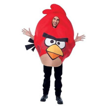 Paper Magic Unisex - Adult Angry Birds Costume, Red, One Size