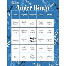 Anger Prevention Bingo For Adults