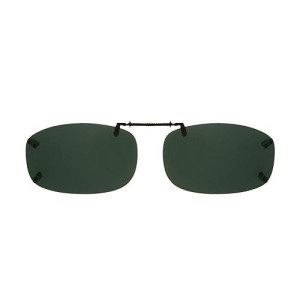 Solar Shield 56 Rec 5 Gray Polarized Lens Ultra Light Frame Clip On Sunglasses