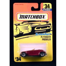 Matchbox Plymouth Prowler Purple Superfast Series 1997 Basic Die-Cast Vehicle (#34 Of 75)