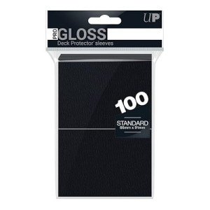 Ultra Pro Deck Protector Sleeves For Standard Size Cards | Black | 100-Count