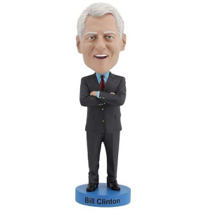 Royal Bobbles Bill Clinton Bobblehead, Premium Polyresin Lifelike Figure, Unique Serial Number, Exquisite Detail