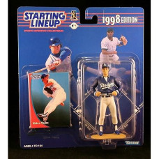 Starting Lineup Hideo Nomo / Los Angeles Dodgers 1998 Mlb Action Figure & Exclusive Collector Trading Card