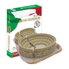 Roman Colosseum 3D Puzzle With Book, 131-Piece