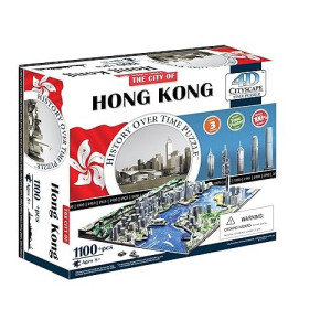 4D Cityscape Hong Kong Time Puzzle